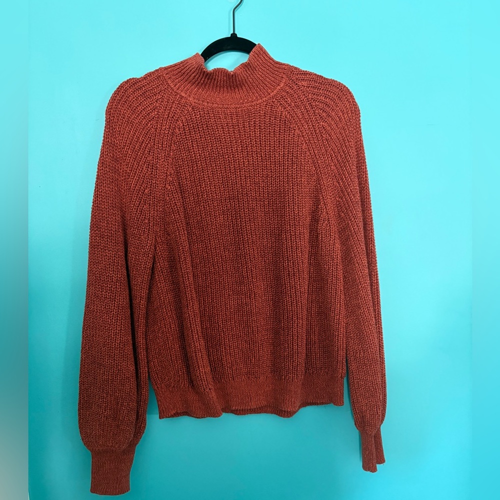 GAP Women's Terracotta Turtleneck Sweater